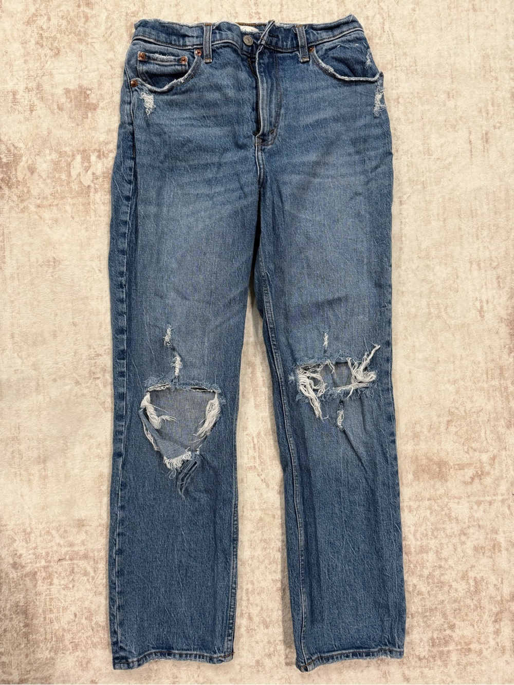 Curve love ultra high rise 90s straight jean
